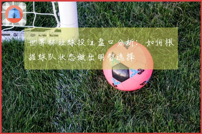 世界杯让球投注盘口分析：如何根据球队状态做出明智选择