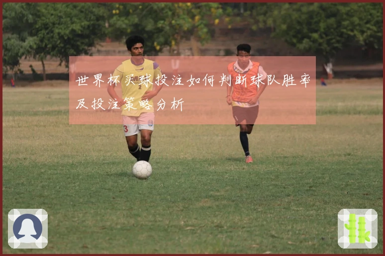 世界杯买球投注如何判断球队胜率及投注策略分析
