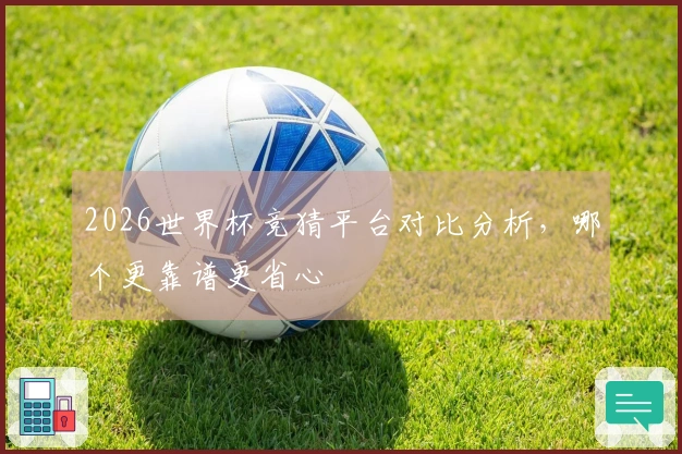 2026世界杯竞猜平台对比分析，哪个更靠谱更省心